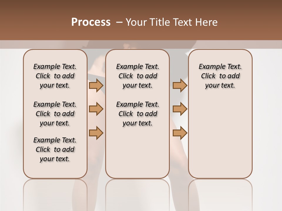 Fit Model Looking PowerPoint Template