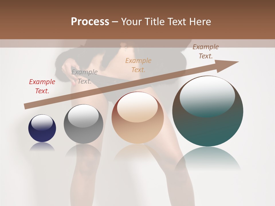 Fit Model Looking PowerPoint Template