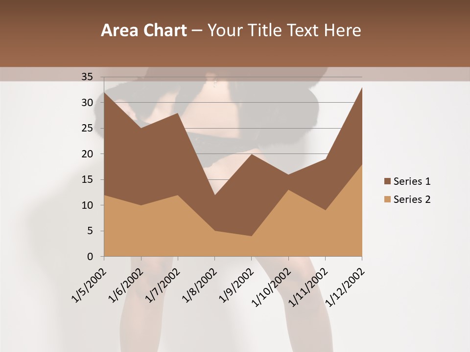 Fit Model Looking PowerPoint Template