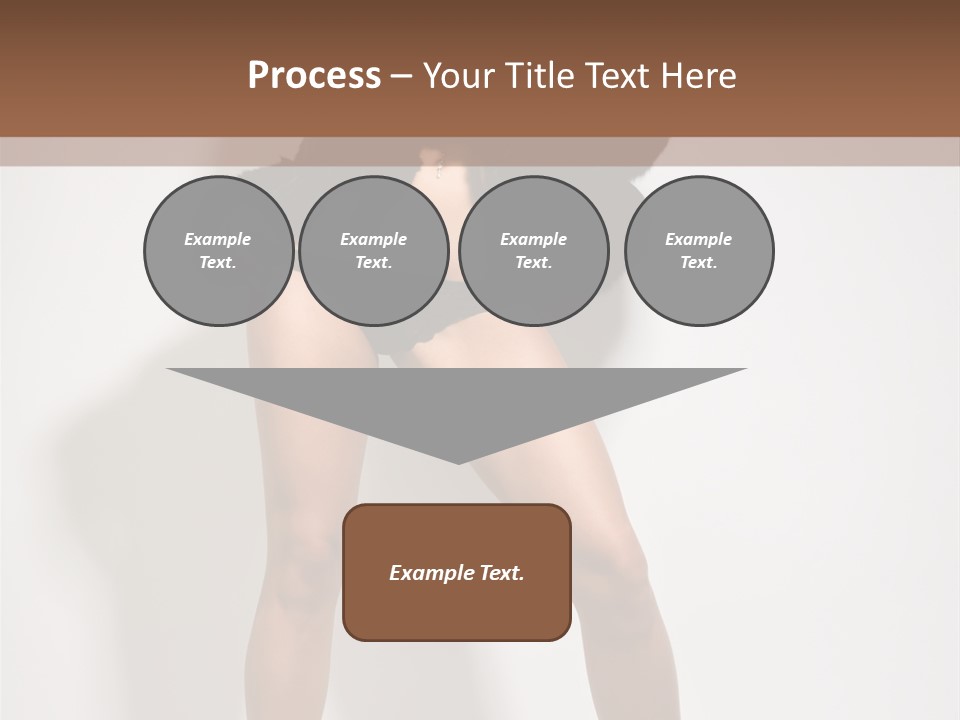 Fit Model Looking PowerPoint Template
