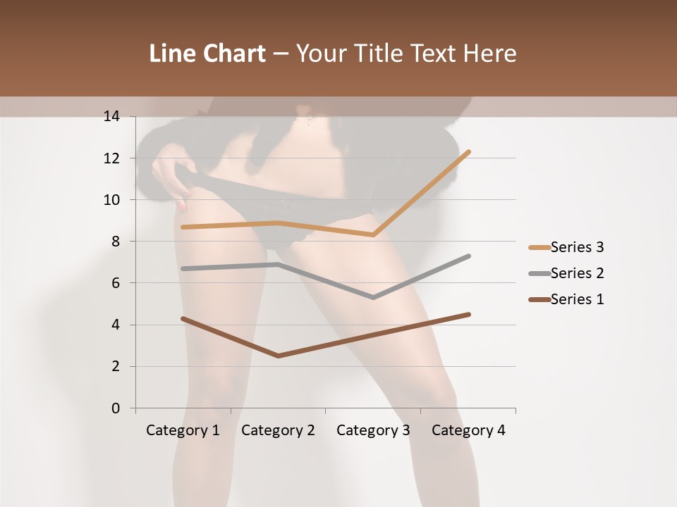 Fit Model Looking PowerPoint Template