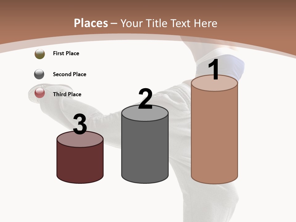 Fashion Posing Female PowerPoint Template