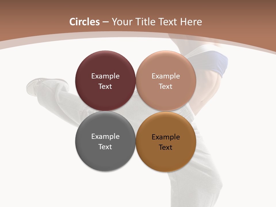 Fashion Posing Female PowerPoint Template