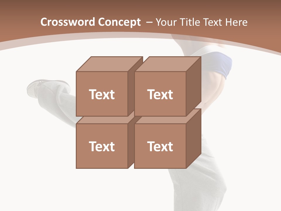 Fashion Posing Female PowerPoint Template