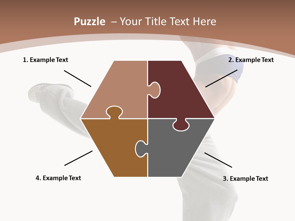 Fashion Posing Female PowerPoint Template