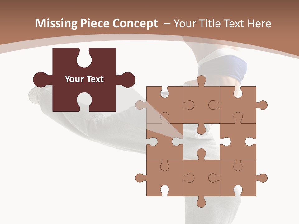 Fashion Posing Female PowerPoint Template