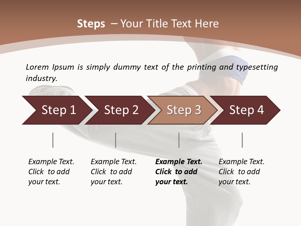 Fashion Posing Female PowerPoint Template