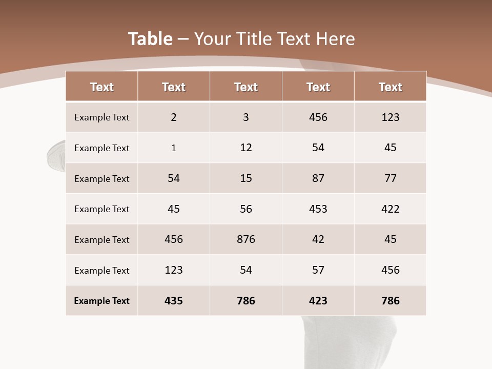 Fashion Posing Female PowerPoint Template