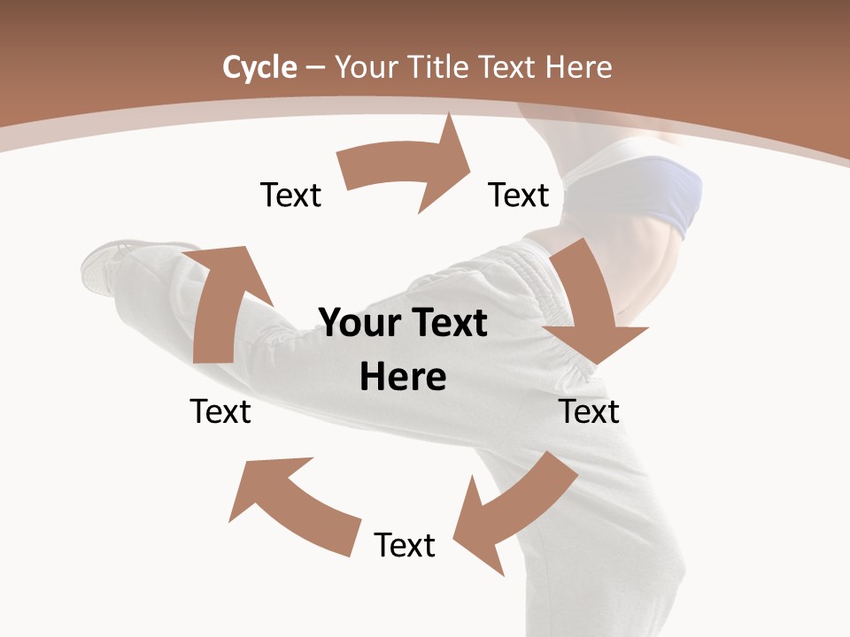 Fashion Posing Female PowerPoint Template