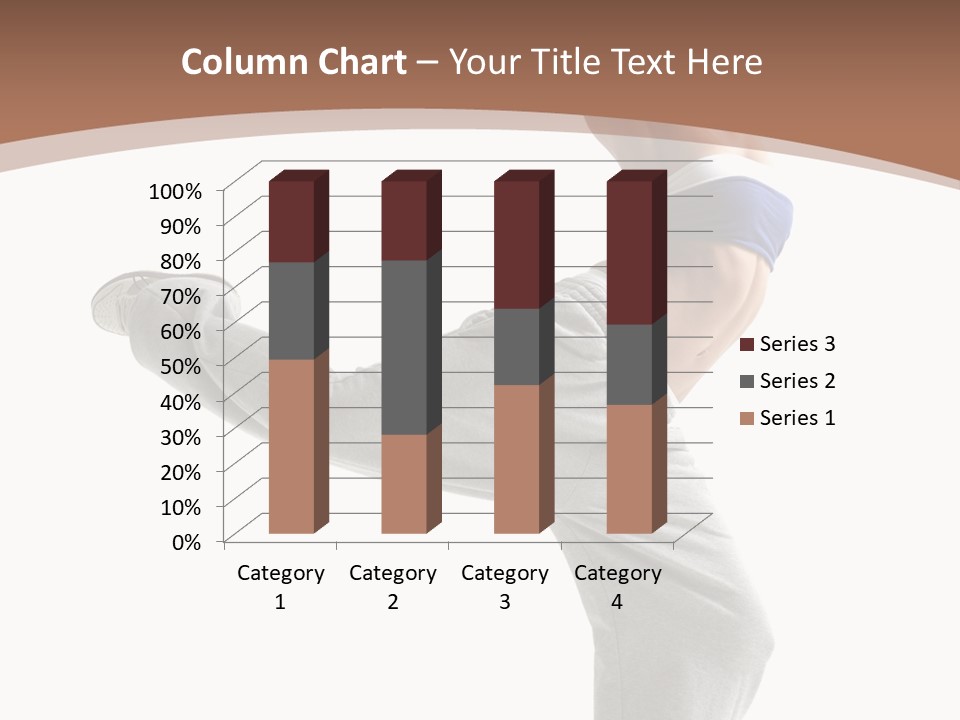 Fashion Posing Female PowerPoint Template