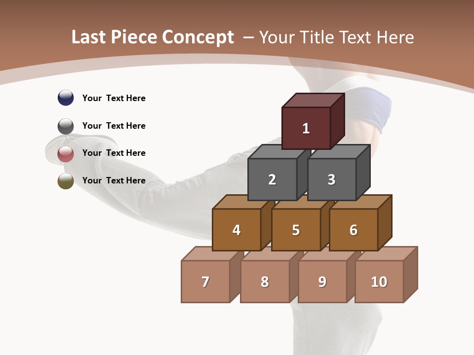 Fashion Posing Female PowerPoint Template