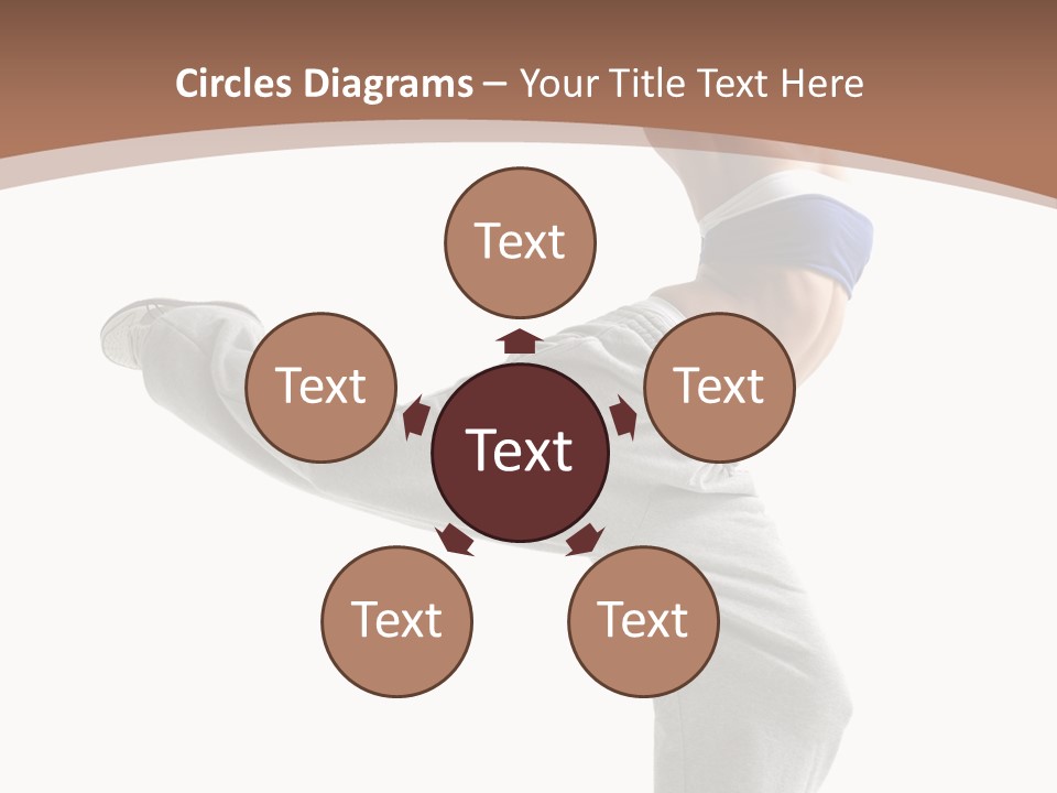 Fashion Posing Female PowerPoint Template