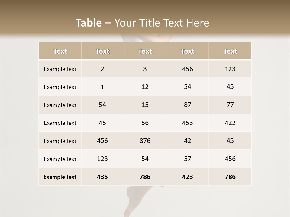 A Woman Jumping In The Air With Her Arms Outstretched PowerPoint Template