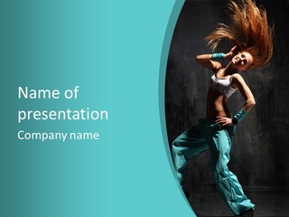 Stunt Grace Music PowerPoint Template