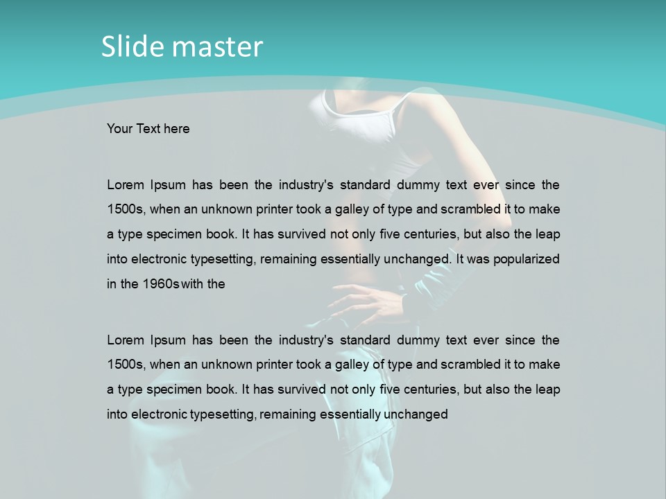 Stunt Grace Music PowerPoint Template