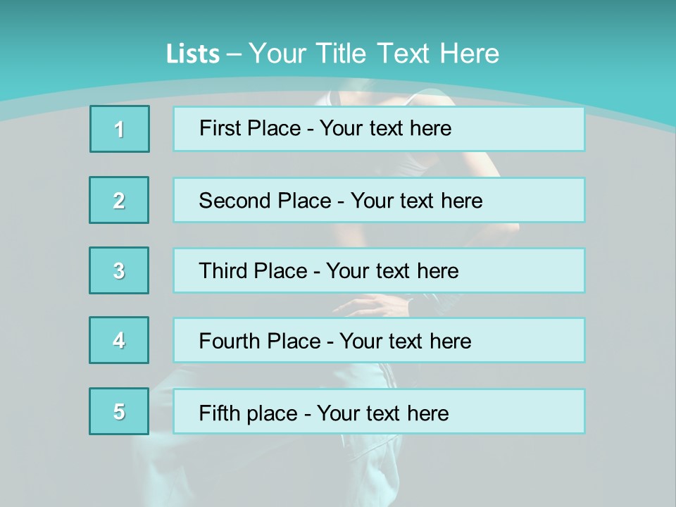 Stunt Grace Music PowerPoint Template