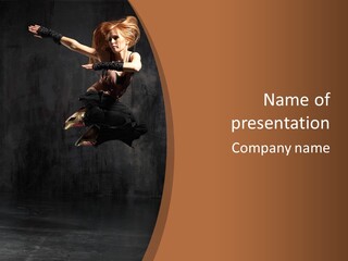 Performance Cool Pose PowerPoint Template