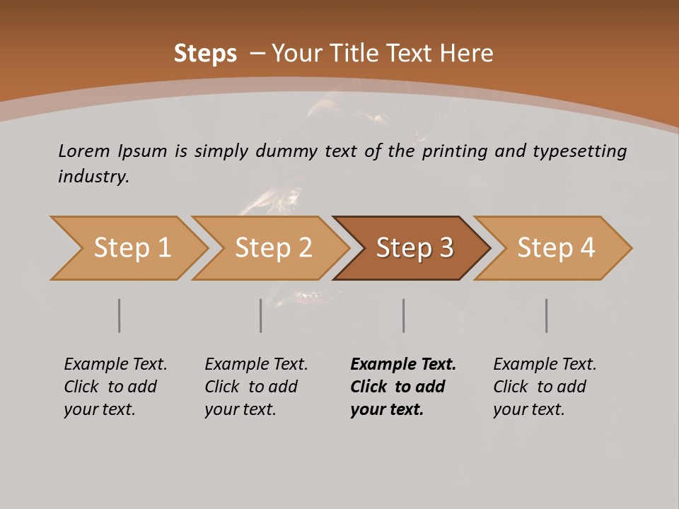 Performance Cool Pose PowerPoint Template