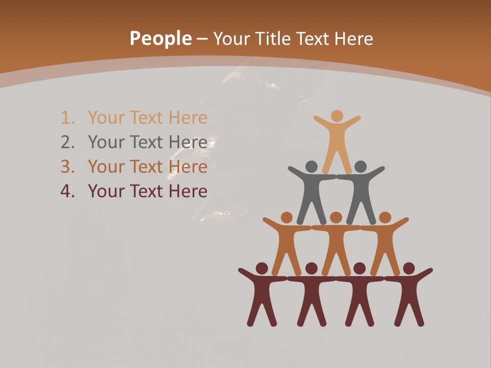 Performance Cool Pose PowerPoint Template