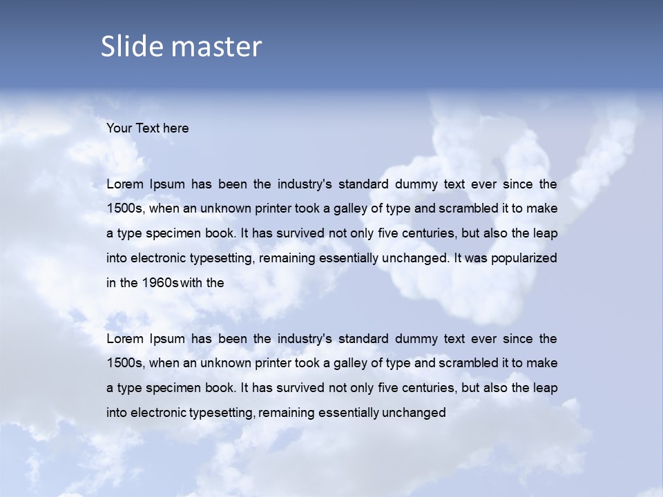 Beauty Love Heaven PowerPoint Template