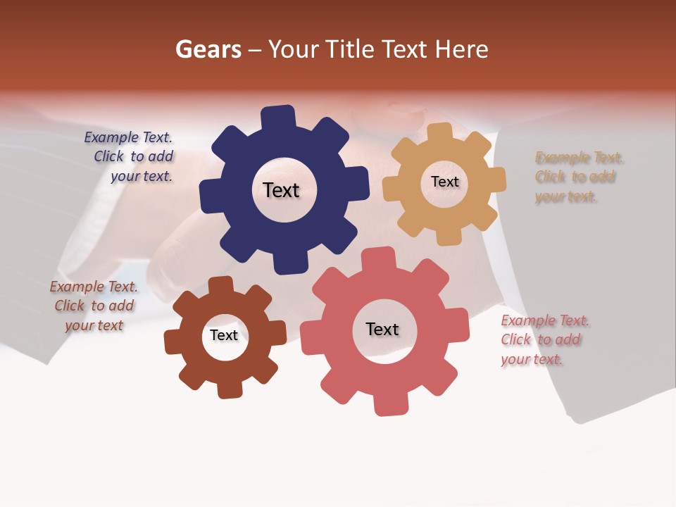 Washer Stone Flower PowerPoint Template