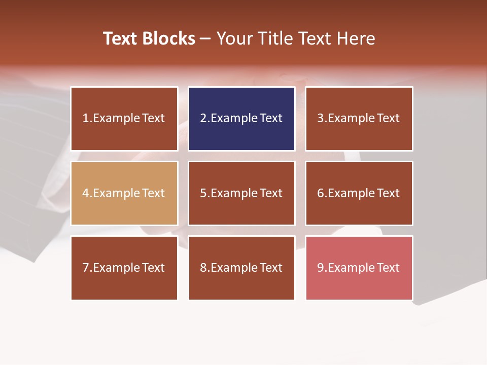 Washer Stone Flower PowerPoint Template