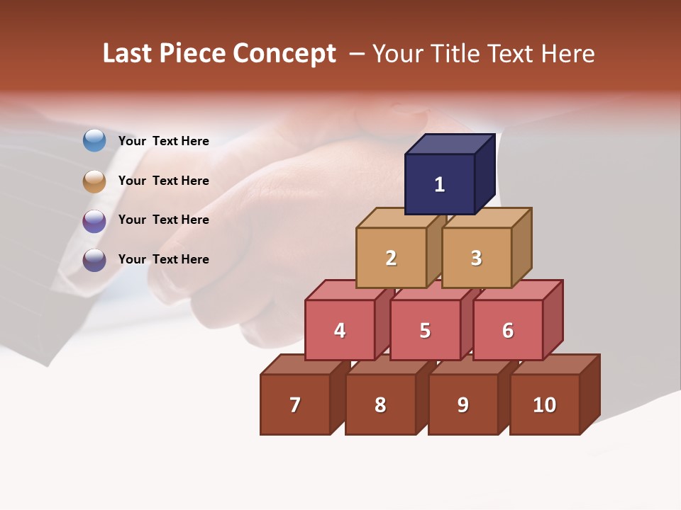 Washer Stone Flower PowerPoint Template