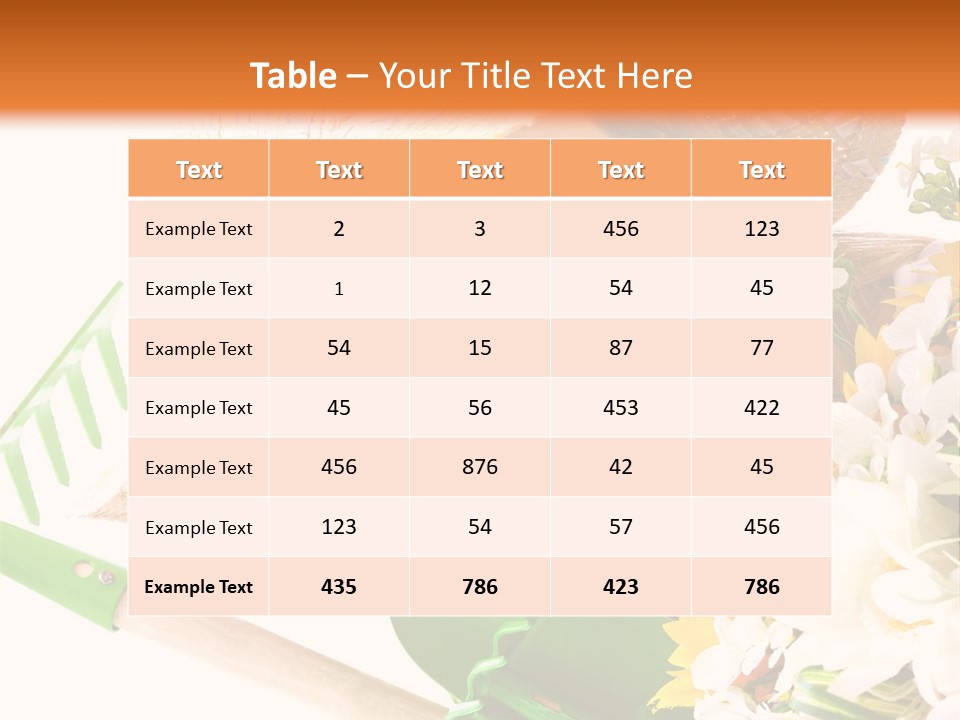 A Woman In A Straw Hat Holding A Bouquet Of Flowers PowerPoint Template