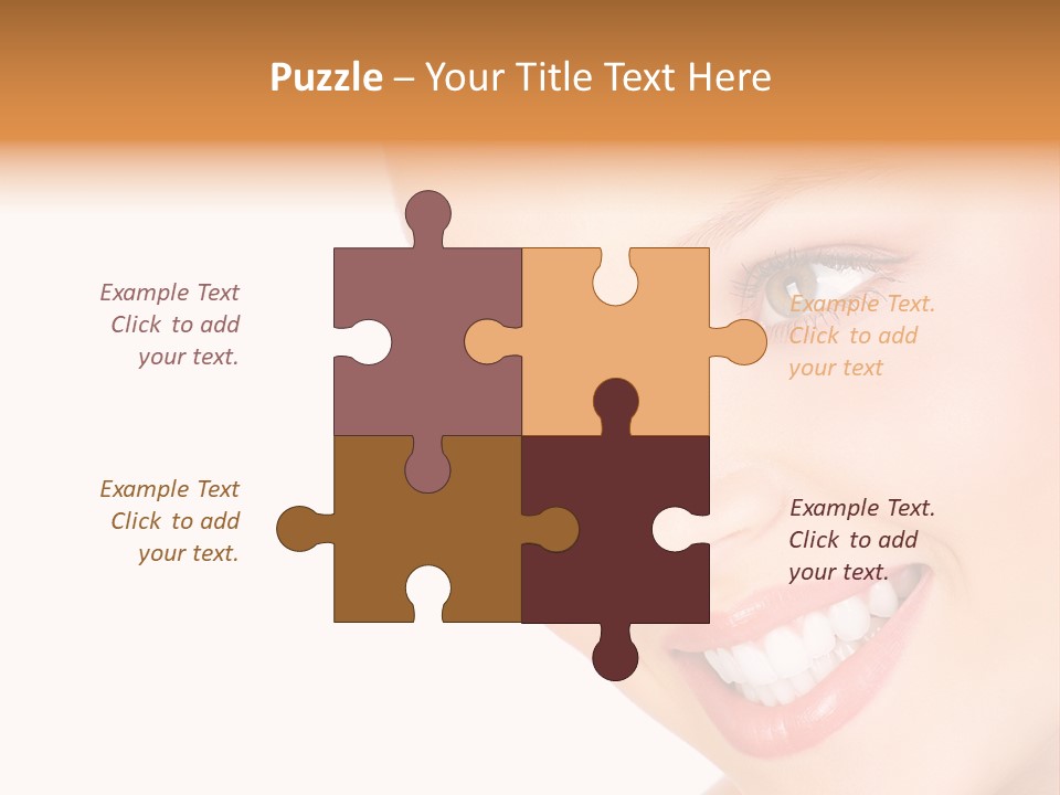 Background Whitening Care PowerPoint Template