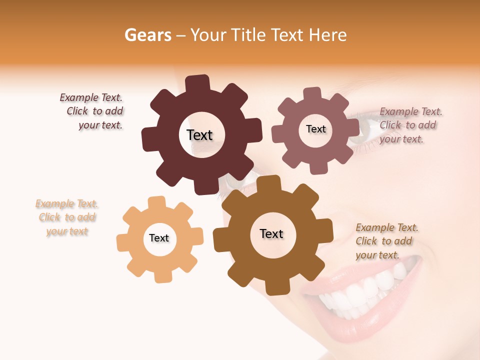 Background Whitening Care PowerPoint Template