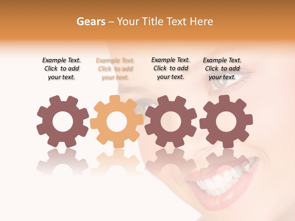 Background Whitening Care PowerPoint Template