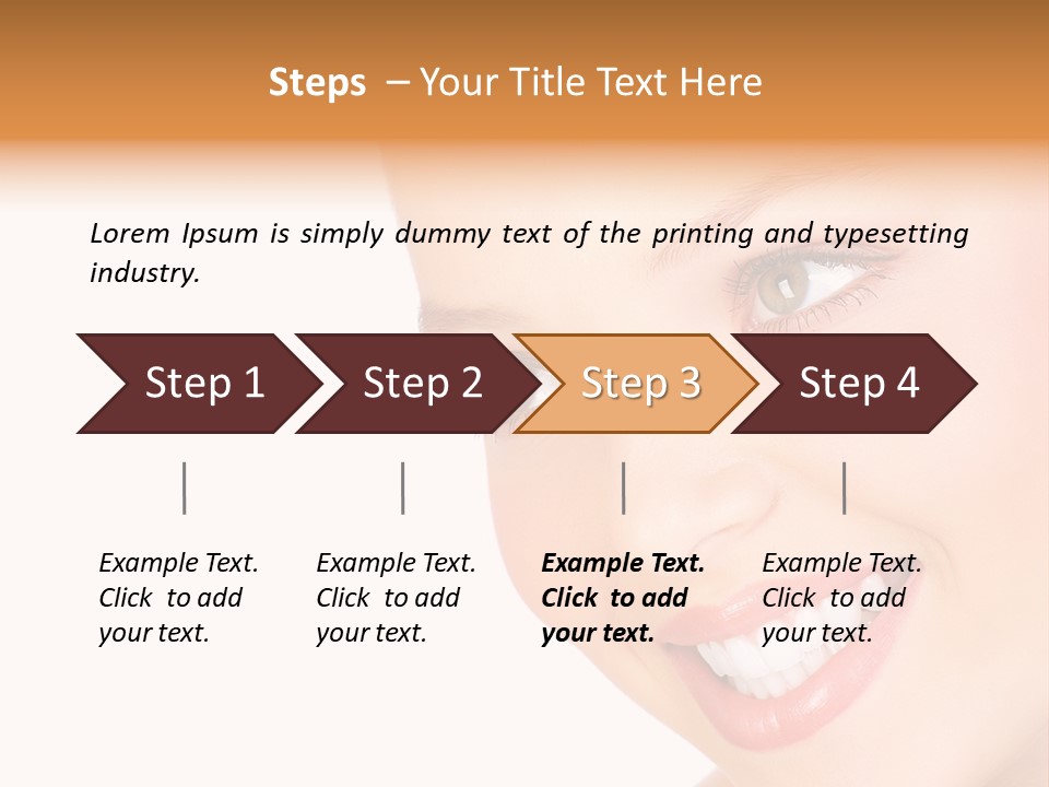 Background Whitening Care PowerPoint Template