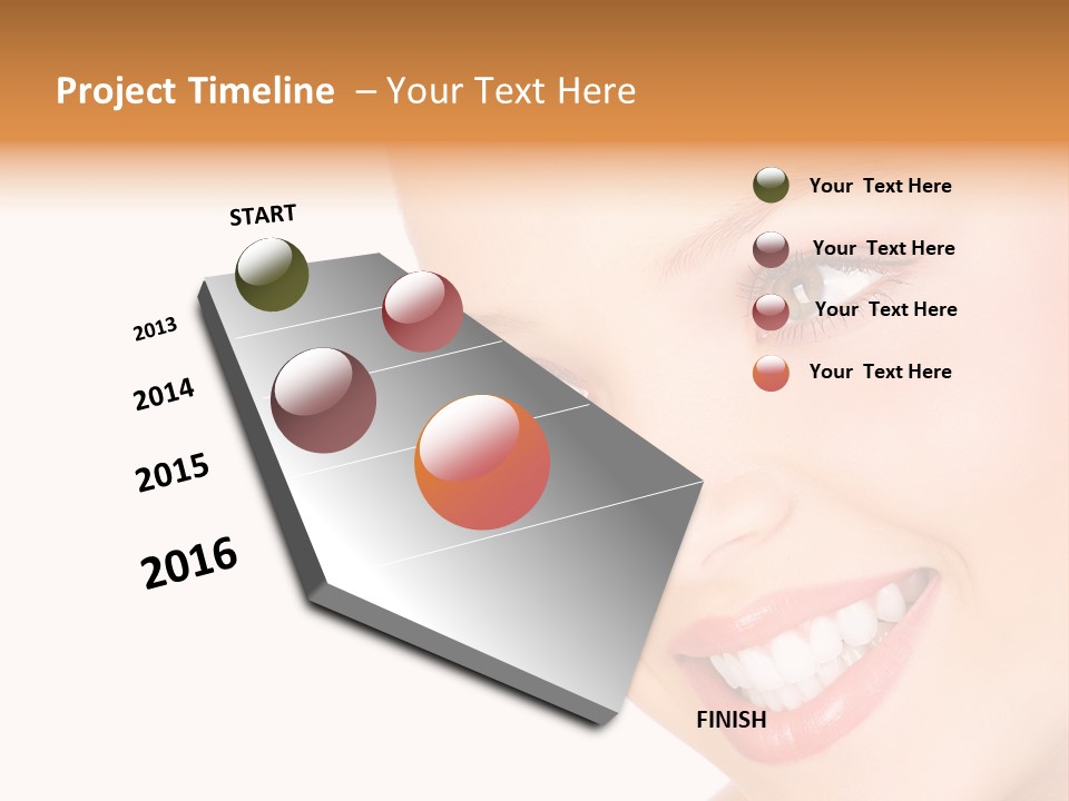 Background Whitening Care PowerPoint Template