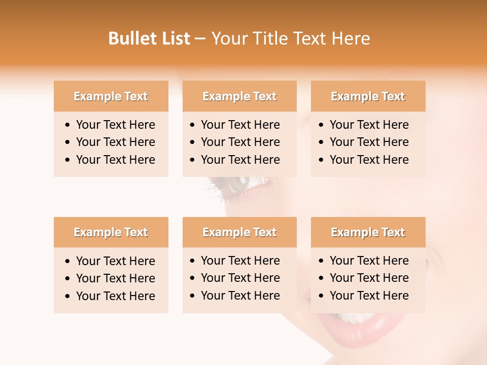 Background Whitening Care PowerPoint Template