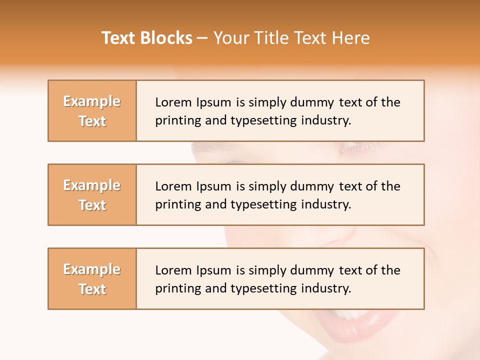 Background Whitening Care PowerPoint Template