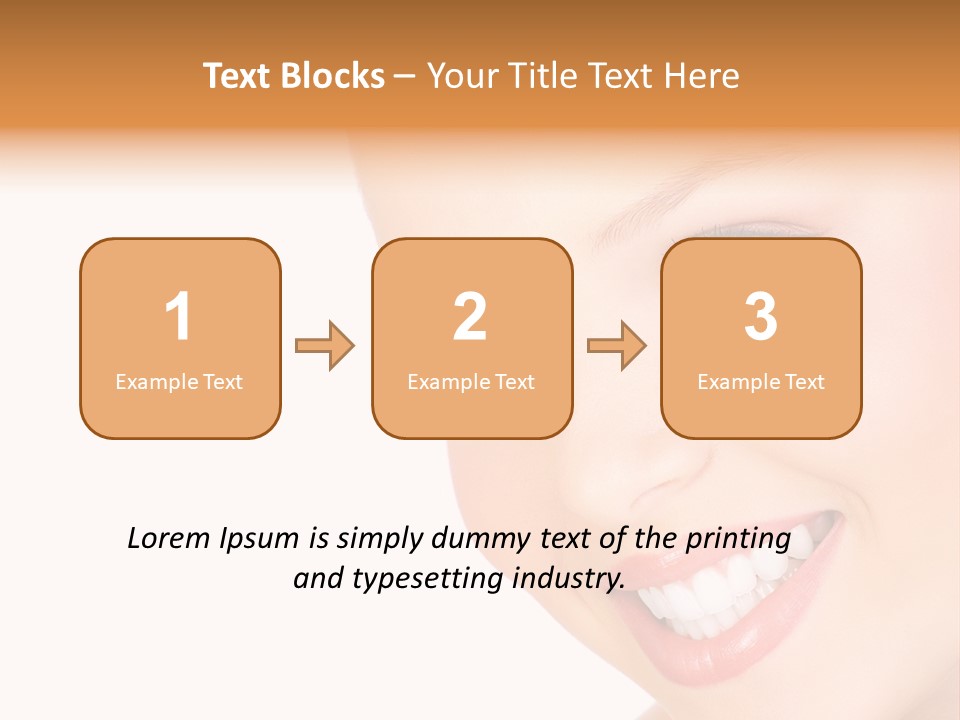 Background Whitening Care PowerPoint Template