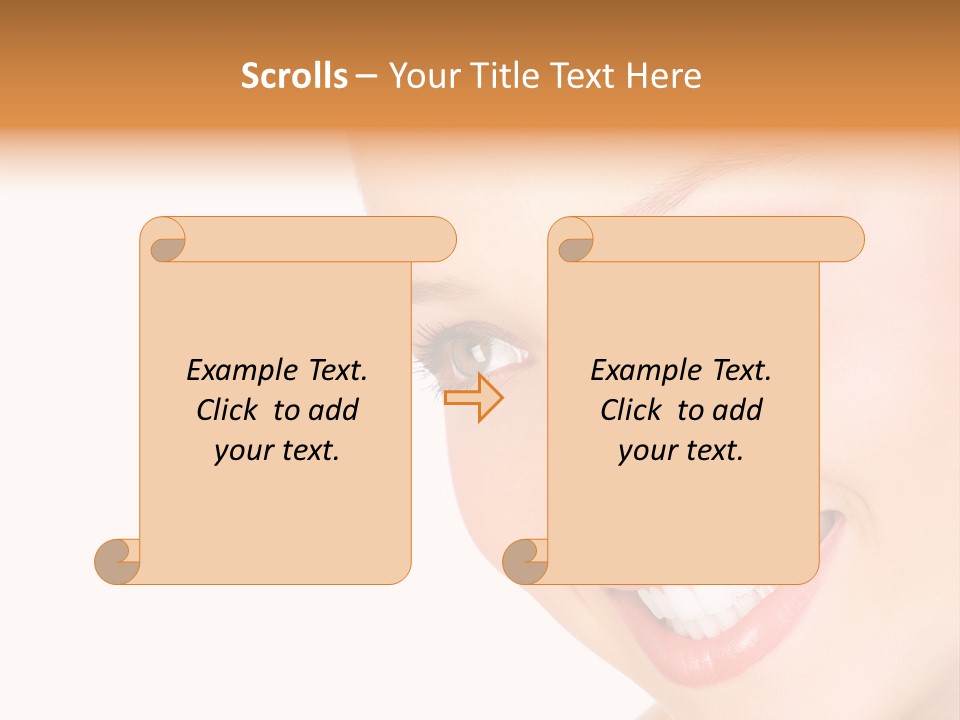 Background Whitening Care PowerPoint Template