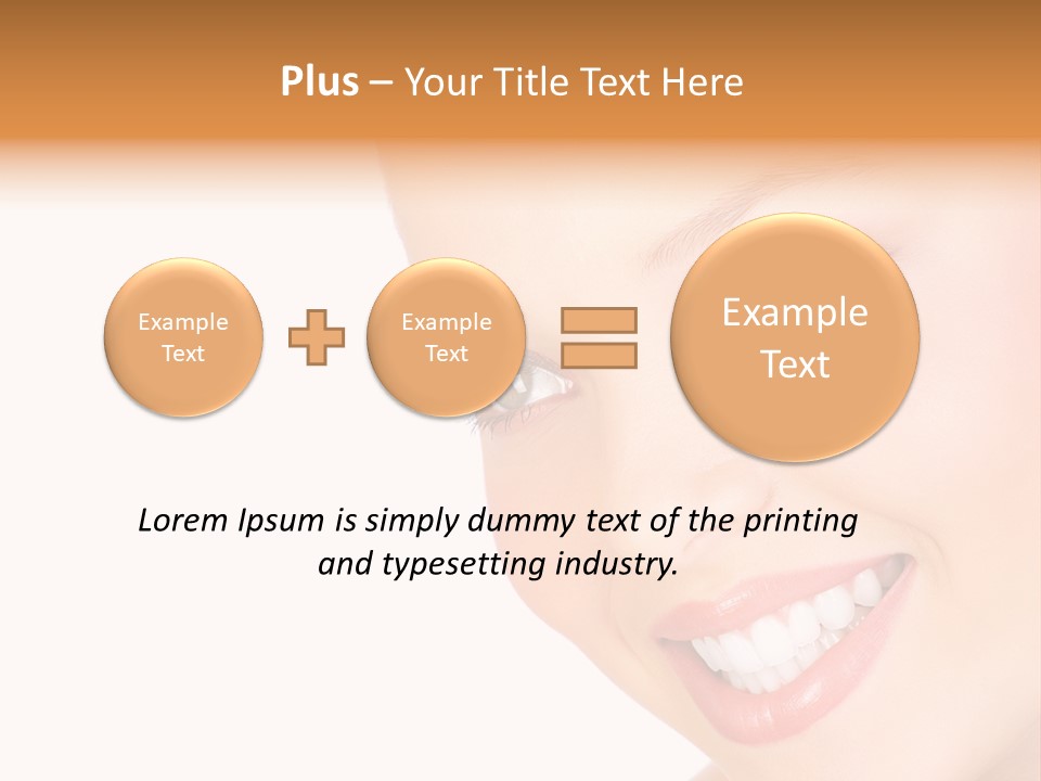 Background Whitening Care PowerPoint Template