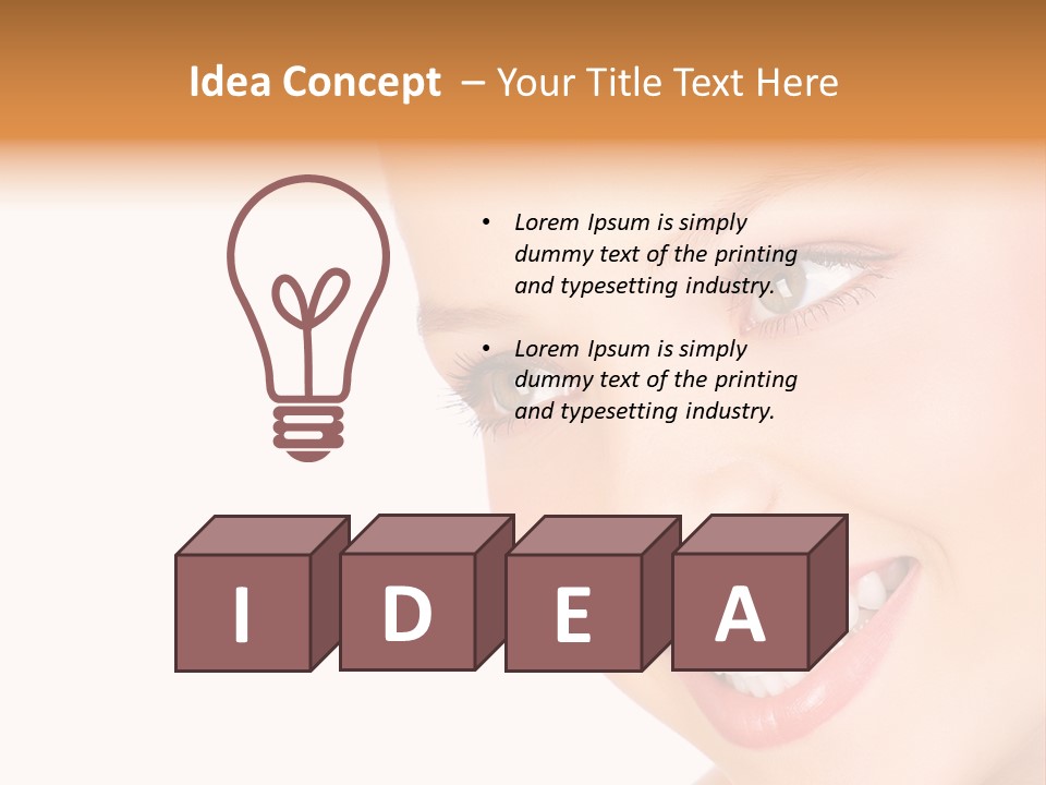 Background Whitening Care PowerPoint Template