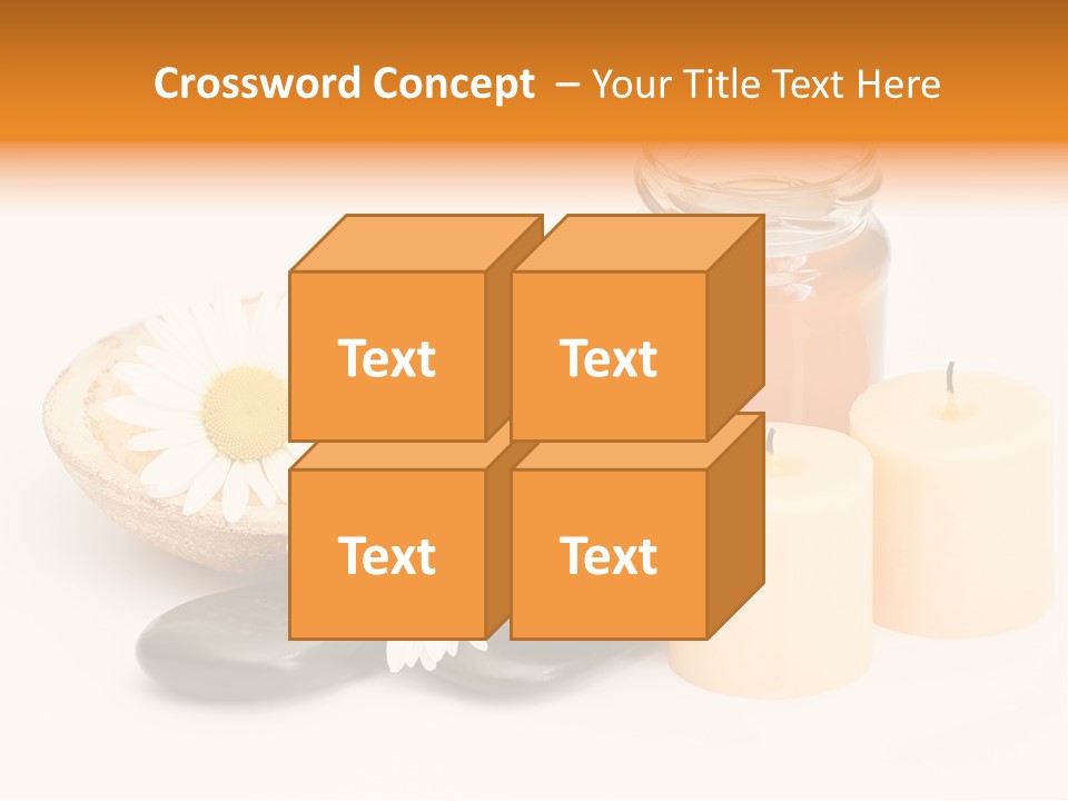 Washer Stone Flower PowerPoint Template