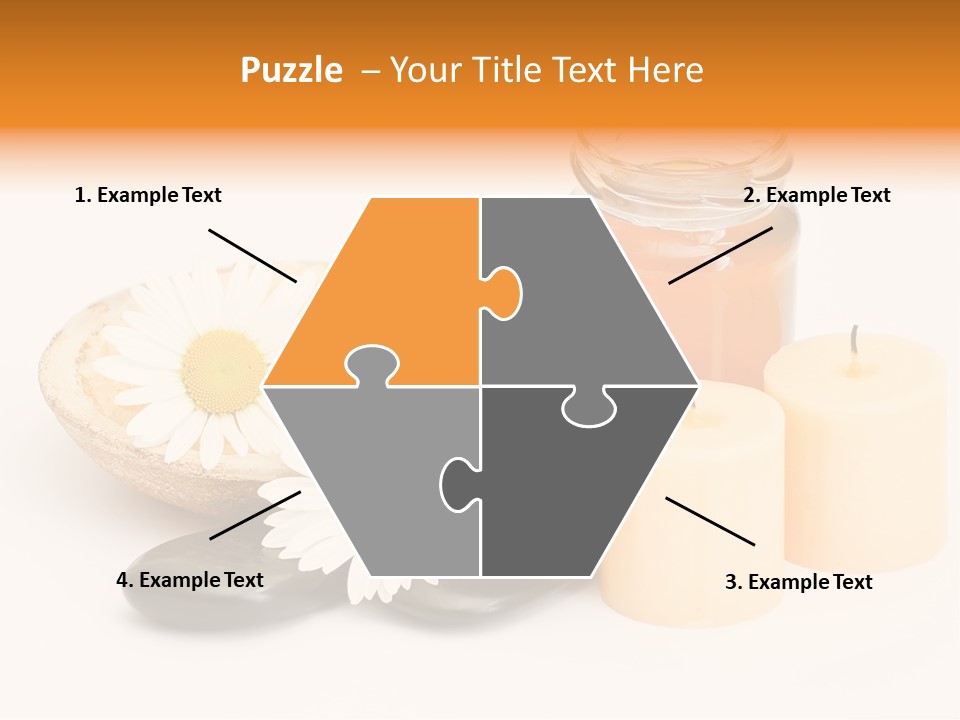 Washer Stone Flower PowerPoint Template