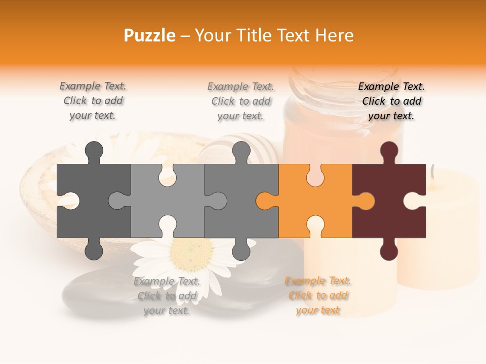 Washer Stone Flower PowerPoint Template