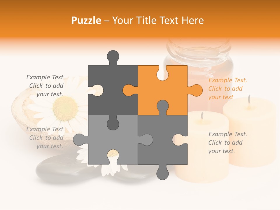 Washer Stone Flower PowerPoint Template