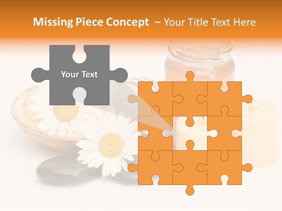 Washer Stone Flower PowerPoint Template