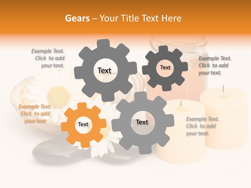 Washer Stone Flower PowerPoint Template