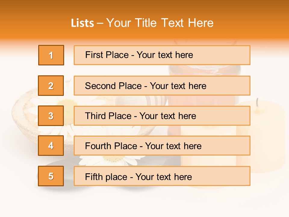 Washer Stone Flower PowerPoint Template