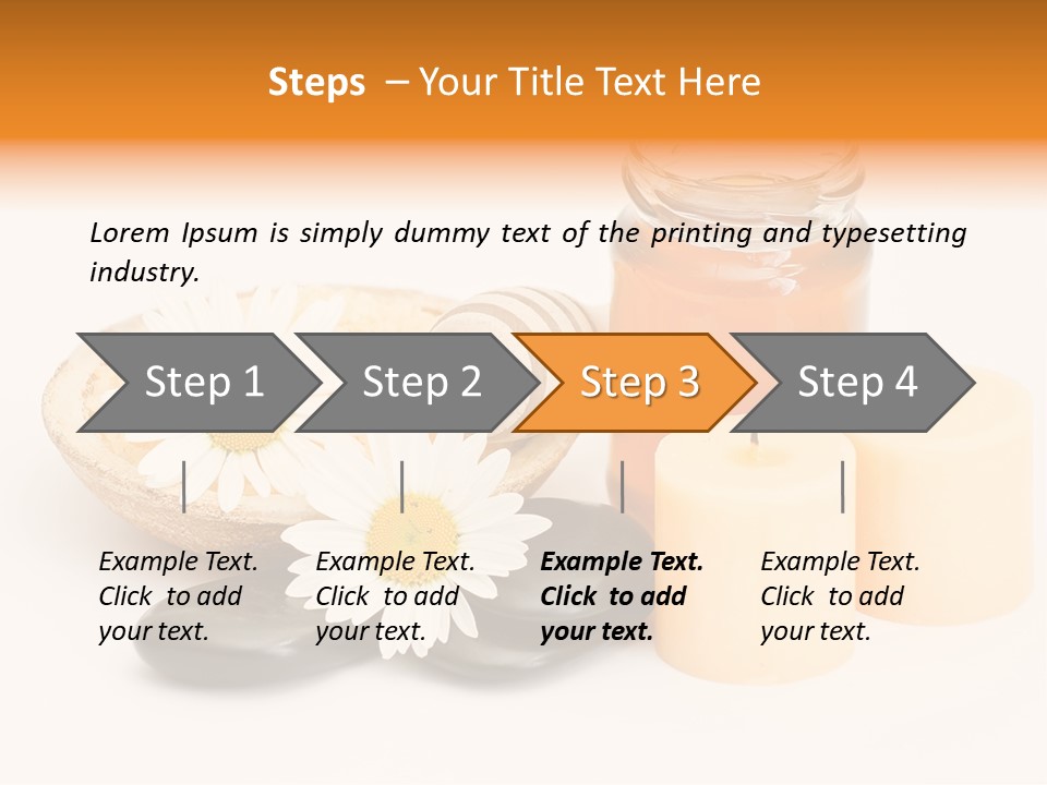 Washer Stone Flower PowerPoint Template