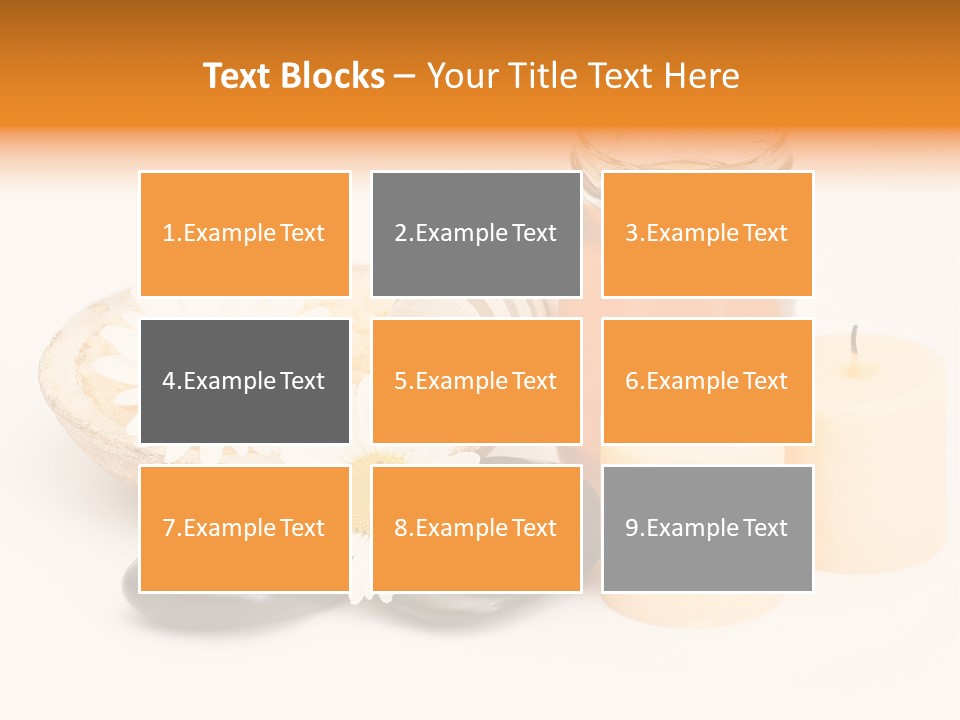 Washer Stone Flower PowerPoint Template