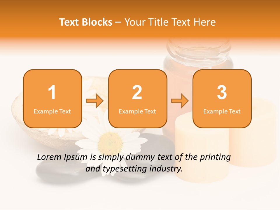 Washer Stone Flower PowerPoint Template