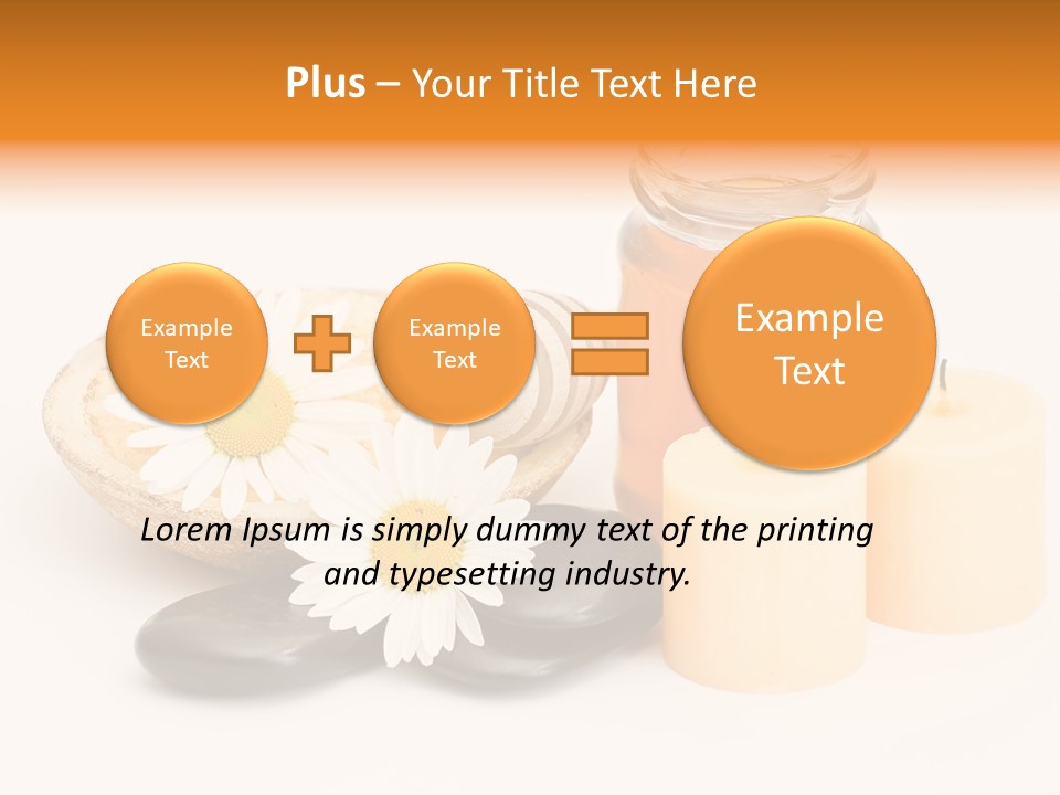Washer Stone Flower PowerPoint Template